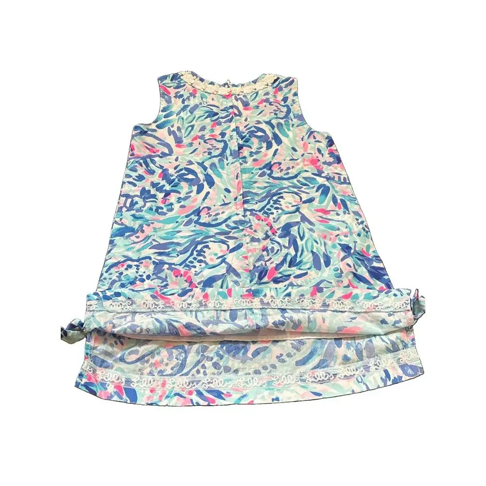 Lilly Pulitzer Girls Shift Dress New With Tags “Breakwater-party wave” Size 7